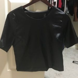 $10 for 3. Like leather crop top